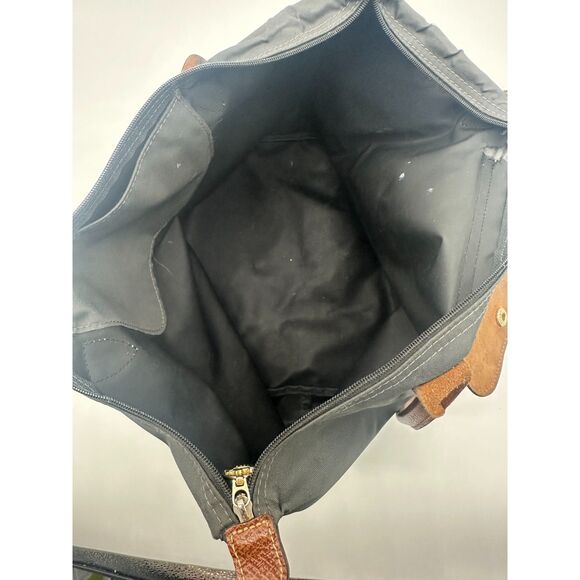 Longchamp Le Pliage Canvas Shoulder Bag Double Straps & Zipper 18"x 12" AS IS - Picture 9 of 12